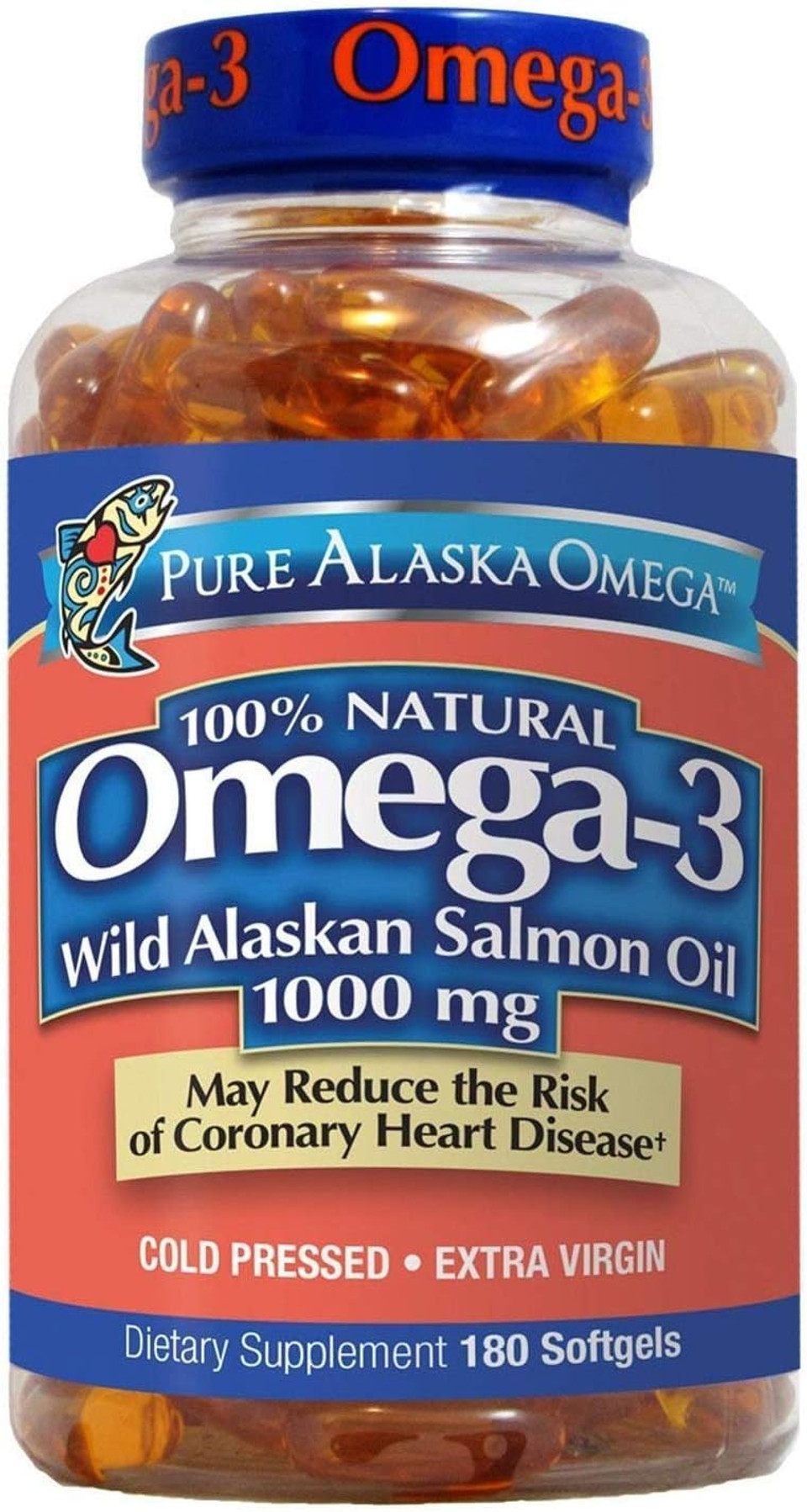 Pure Alaska Omega-3 Wild Alaskan Salmon Oil 1000Mg 210 Ct