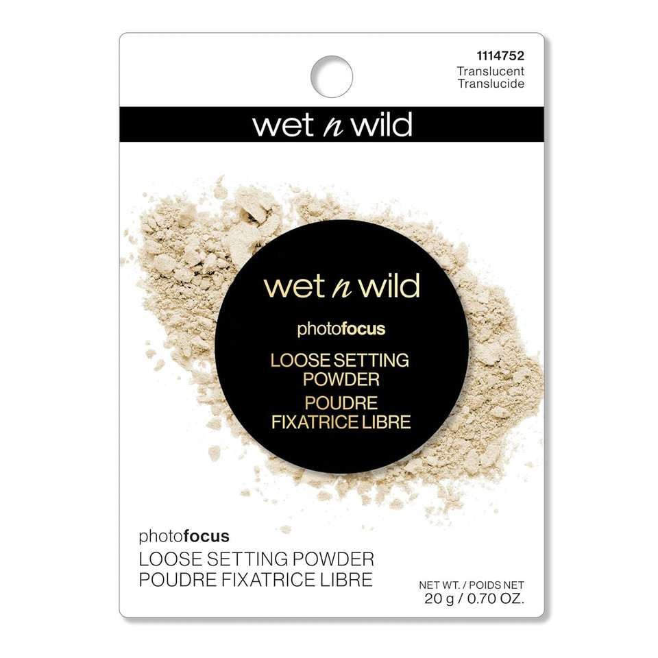 Wet N Wild Loose Setting Powder Photo Focus Loose Finishing Powder Off-White Translucenttranslucent - Carded