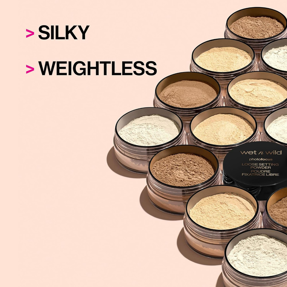 Wet N Wild Loose Setting Powder Photo Focus Loose Finishing Powder Off-White Translucenttranslucent - Carded