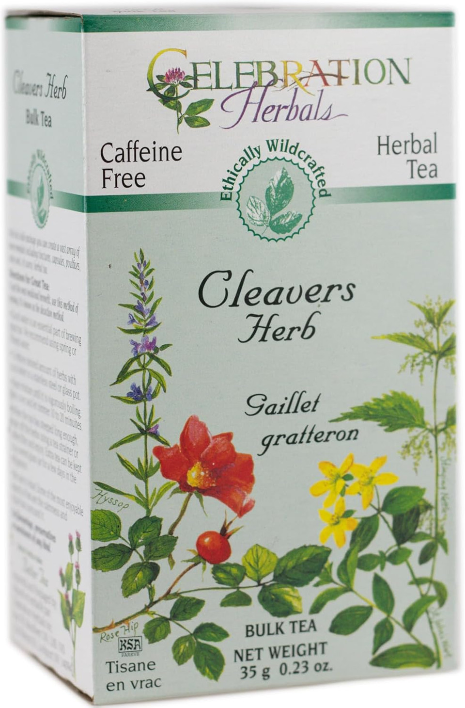Celebration Herbals Cleavers Herb Wildcrafted 35 Gm, 0.02 Pound