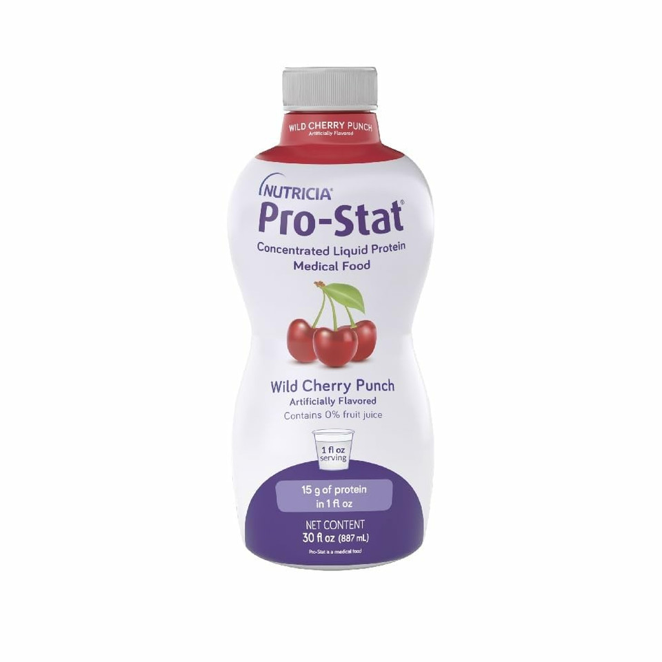 Pro-Stat Advanced Wound Care (Awc), Concentrated Liquid Protein Medical Food - Wild Cherry Punch Flavor, 30 Fl Oz Bottle