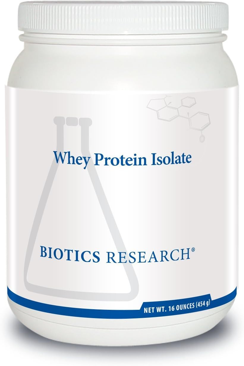 Biotics Research Whey Protein Isolate Unflavored 20 Grams - Undenatured Non-Gmo Delicious Protein Powder -Supports Muscle Growth, Energy, High Immune Factors (Igg, Lactoferrin),Sugar-Free,20 Servings
