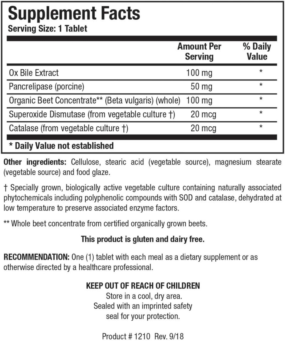 Biotics Research Beta-Plus Nutritional Ox Bile Salts Digestive Enzymes Supplement For Bile Production For No Gallbladder-Supports Overall Liver Function, Aids Fat Digestion, Supplies Betaine 90 Tabs Biotics Research Beta-Plus Nutritional Ox Bile Salts Digestive Enzymes Supplement For Bile Production For No Gallbladder-Supports Overall Liver Function, Aids Fat Digestion, Supplies Betaine 90 Tabs