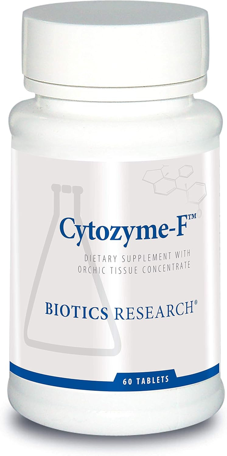 Biotics Research Cytozyme F Female Support Formula, Supports Endocrine Function, Glandular Health, WomenS Health, Potent Antioxidant Activity, Sod, Catalase. 60 Tablets