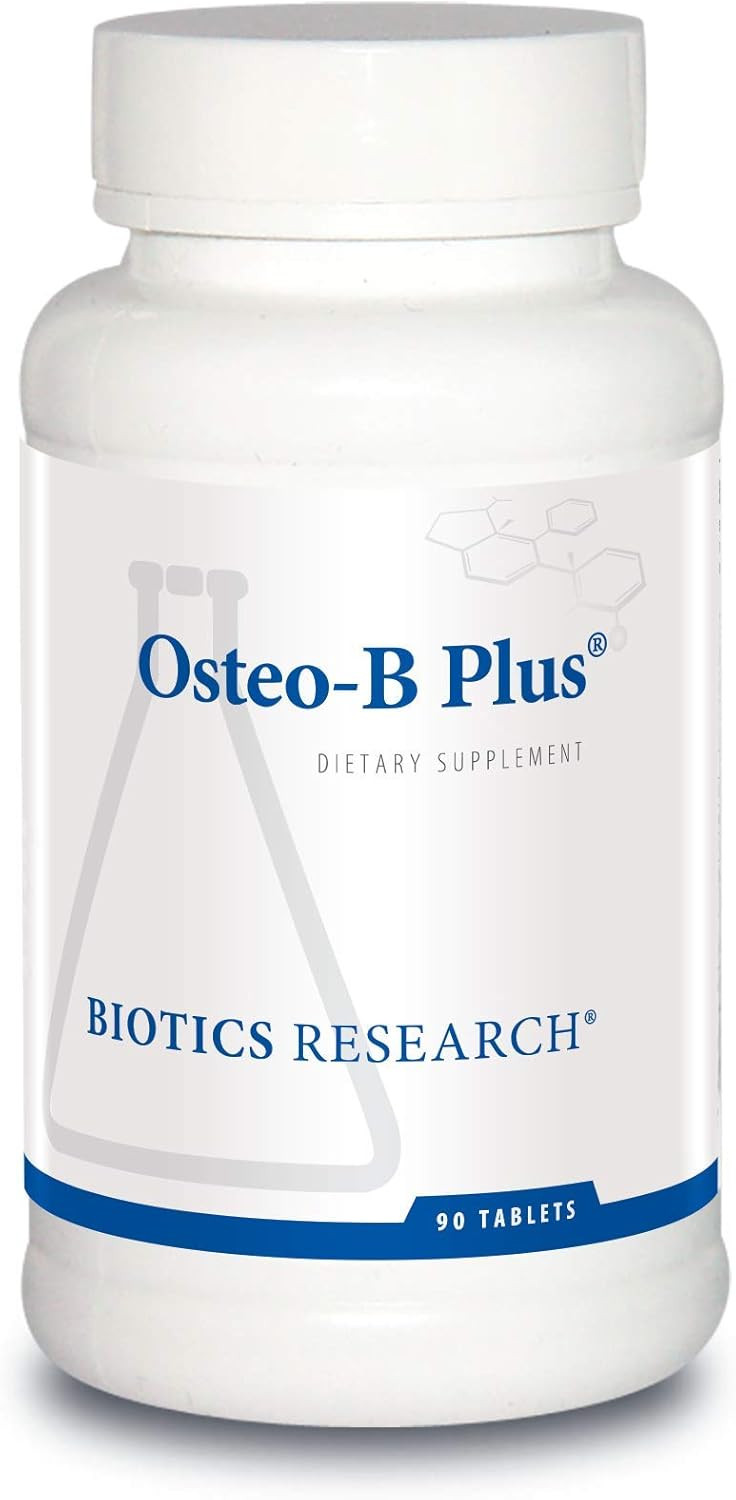 Biotics Research Osteo B Plus Optimal Bone Health Support With Vitamin K, Mg, Ca, Healthy Aging, Purified Chondroitin Sulfates 90 Tablets