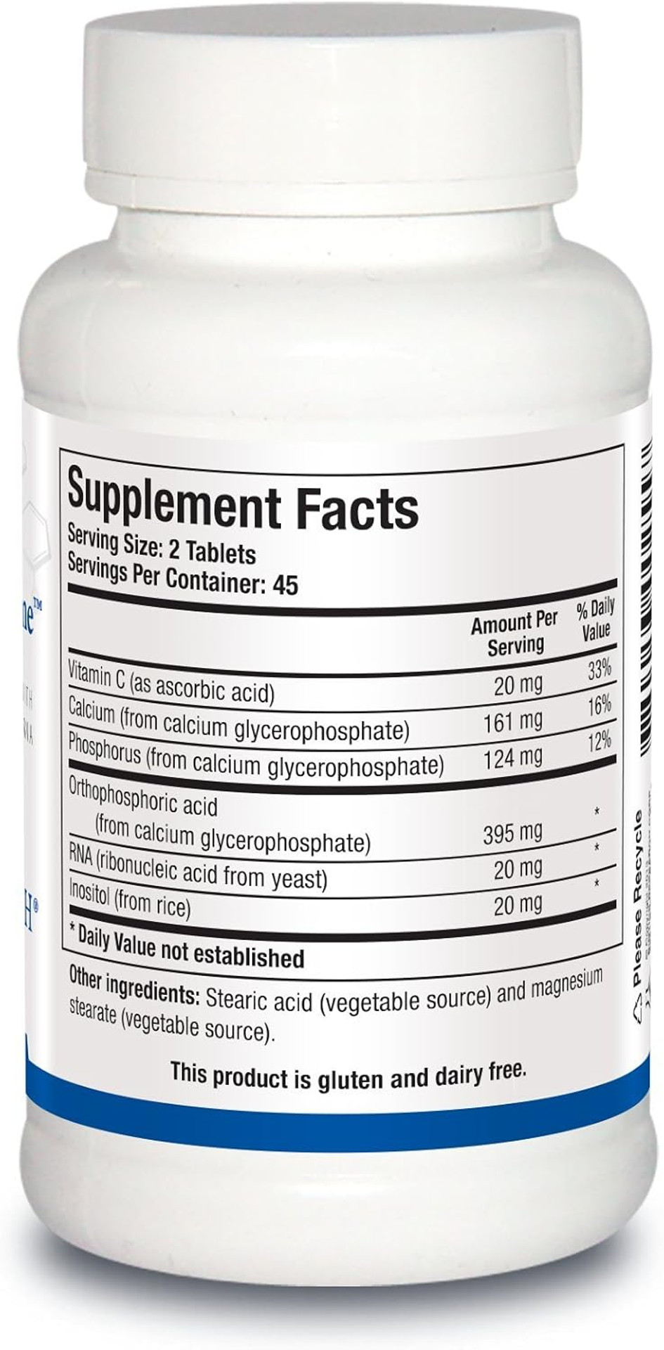 Biotics Research Super Phosphozyme Phosphorous And Rna, Electrolytes, Healthy Bones And Teeth, Protein Production, Energy Support, 90 Tablets