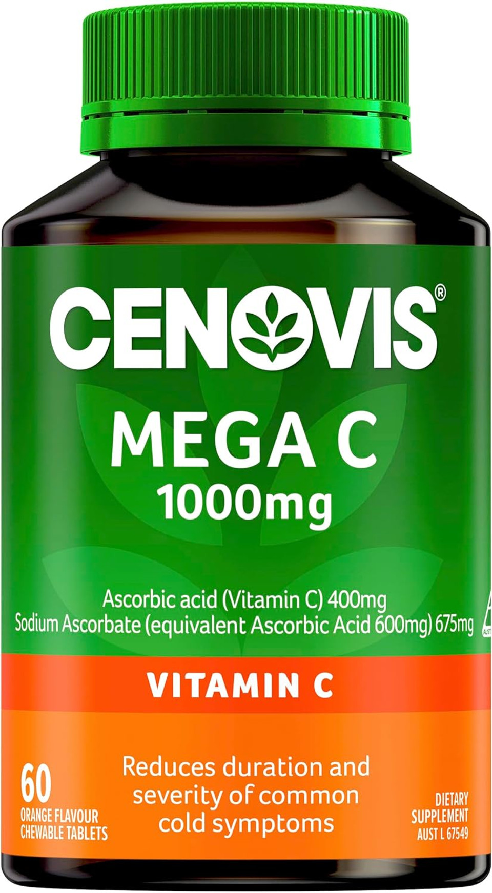1000Mg Orange Flavour Tablets