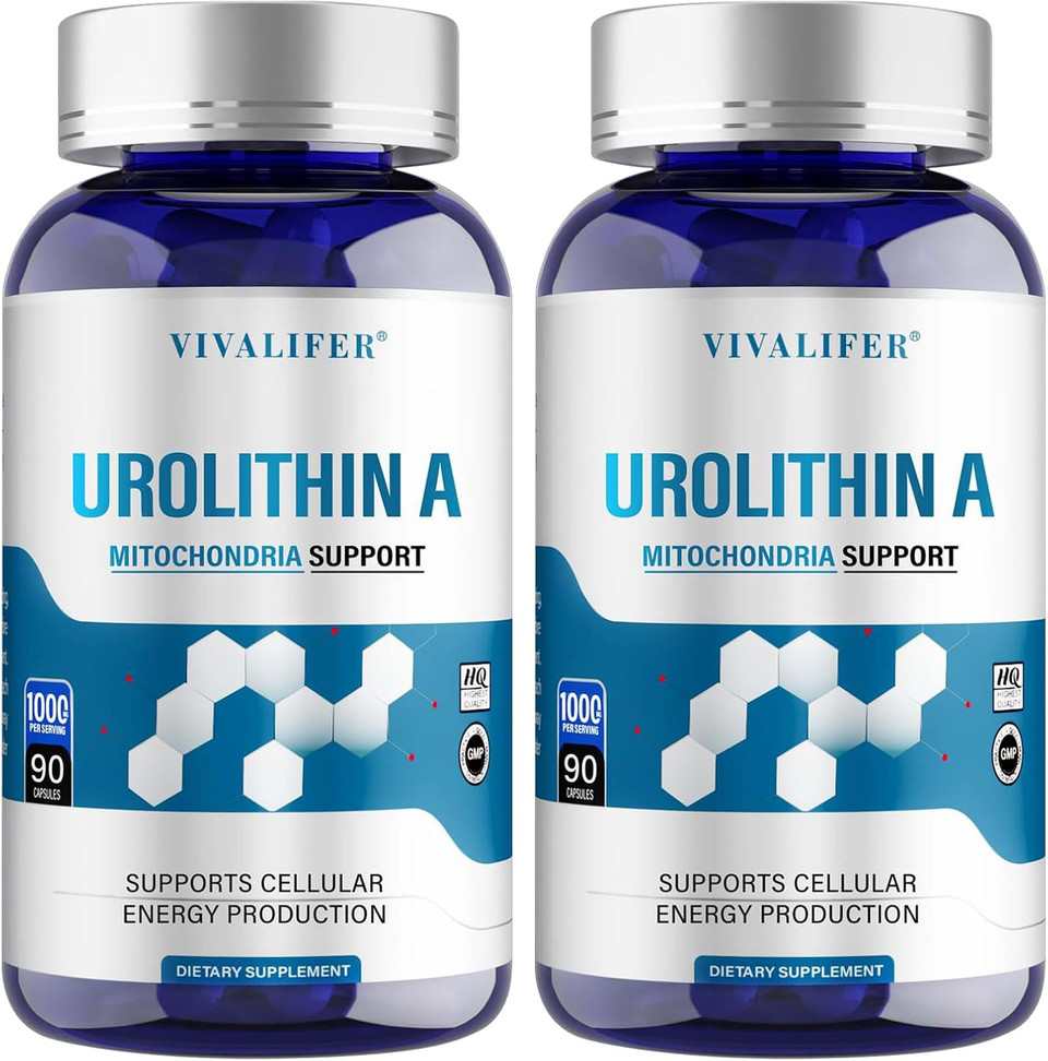 Urolithin A Supplement 1000 Mg, 180 Softgels Powerful Antioxidant Protection, Promoting Healthy Aging & Mitochondrial Health And Cell Repair Support For Men & Women