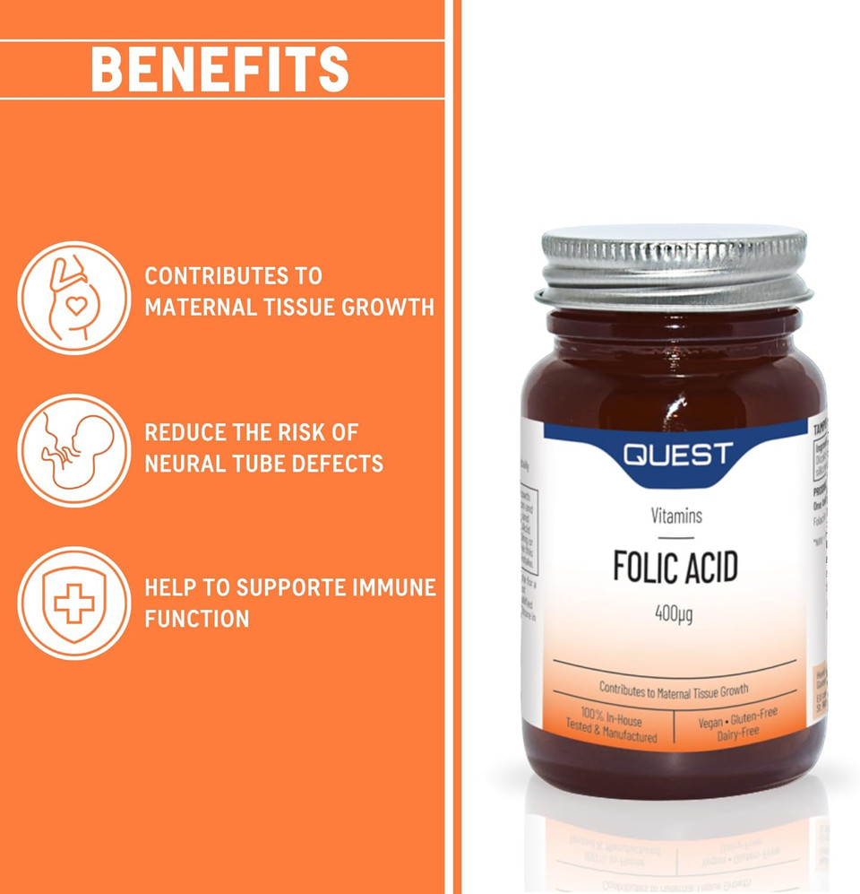 Folic Acid 400Mcg - 90 Tablets