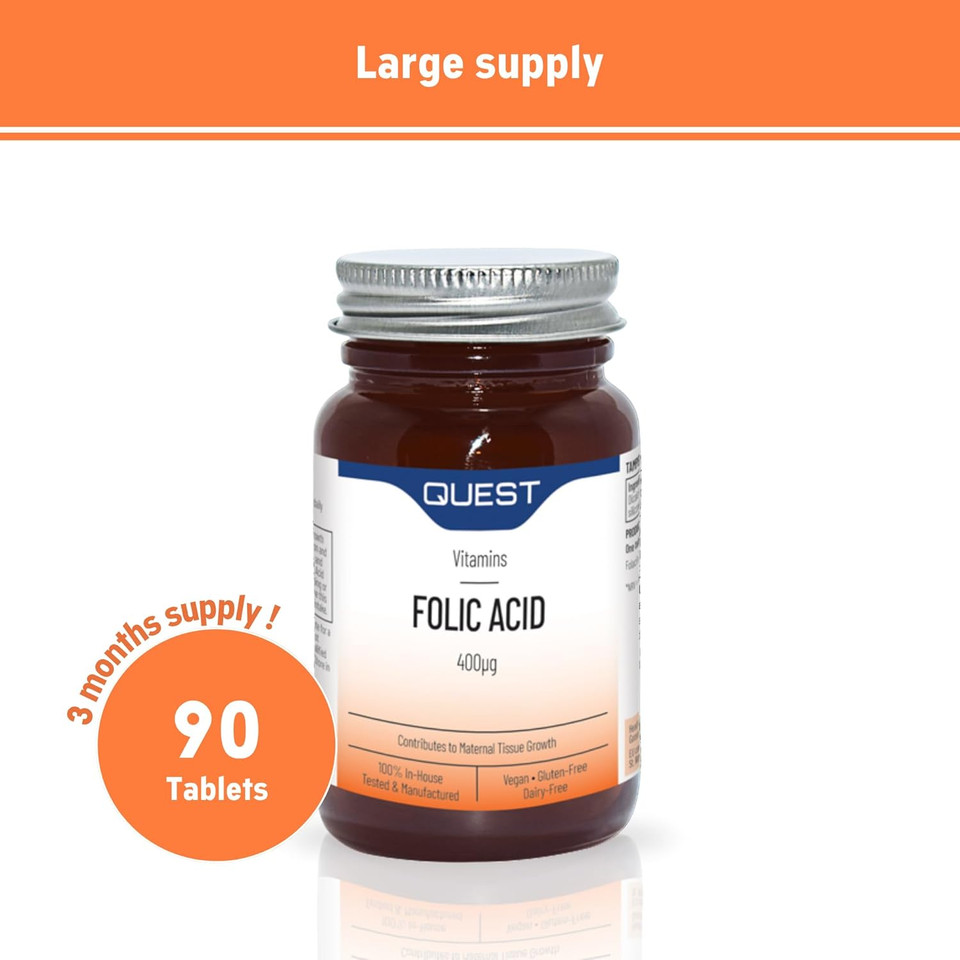 Folic Acid 400Mcg - 90 Tablets