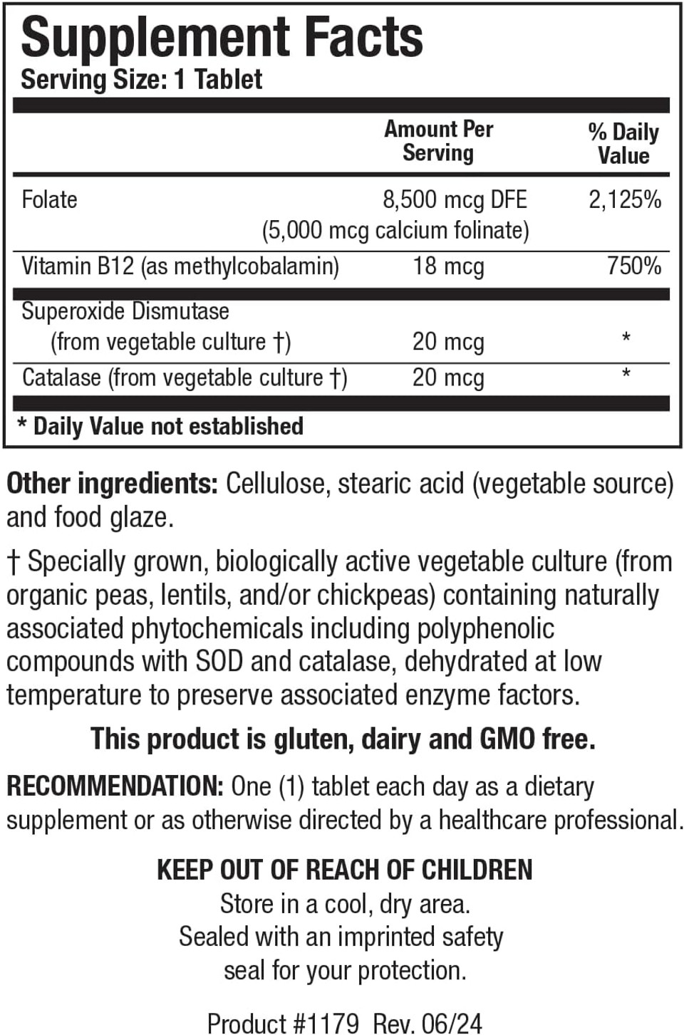 Biotics Research Folate 5 Plus High Potency Folate With B12, Methyl Support, 5 Milligram Natural And Whole Food Form Of Folate, 18Mcg B12, Pregnancy Nutrition, Energy Support, Healthy Skin, 120 Tabs