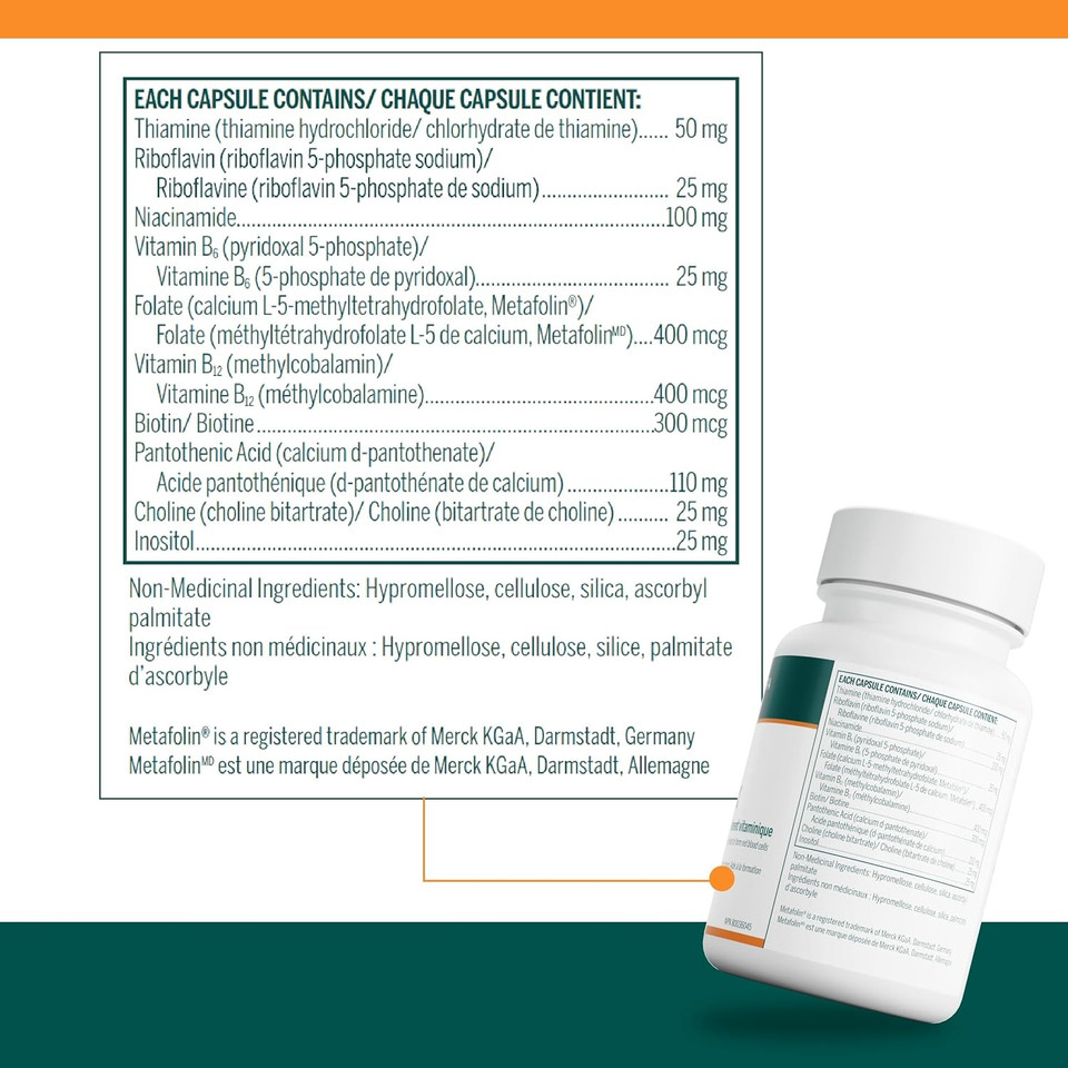 Genestra Brands Active B Complex | Complete B Vitamin Complex Supplement | 60 Capsules
