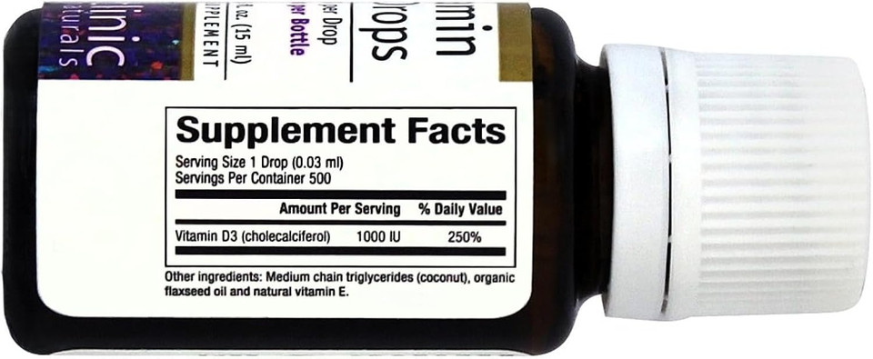 Bioclinic Naturals - Vitamin D3 1000 Iu .5 Fl Oz