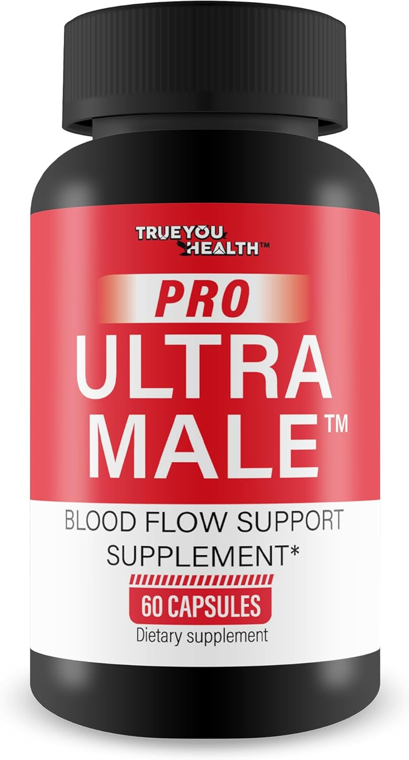 Pro Ultra Male - Our Best Blood Flow Support Supplement - Advanced Blood Flow Pills Male Blood Flow Capsules - Men Blood Flow - Blood Circulation Supplements For Men Help Blood Flow Boost Circulation