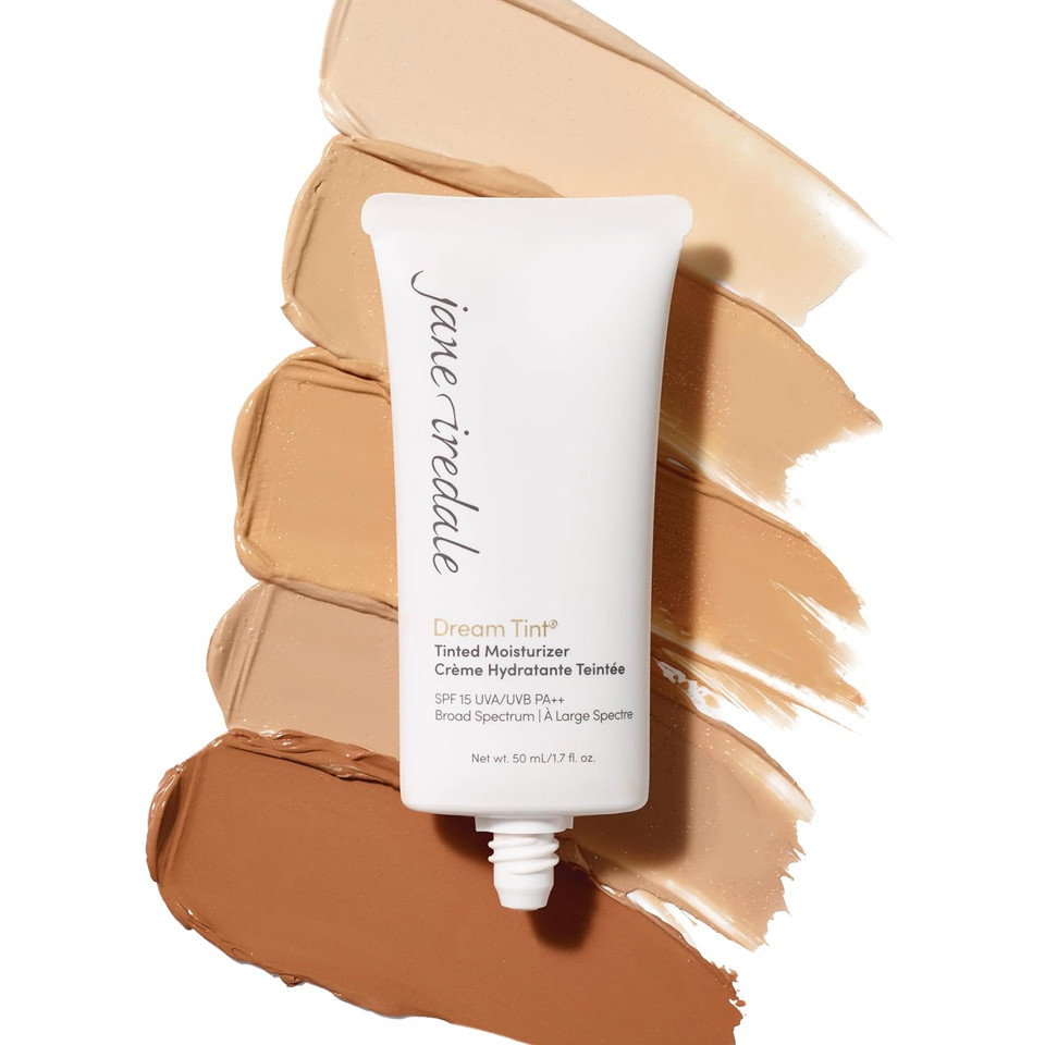 Jane Iredale Dream Tint Lightweight Tinted Moisturizer With Spf 15 Provides Sheer Coverage For All Skin Types Vegan & Cruelty-Free Makeupmedium