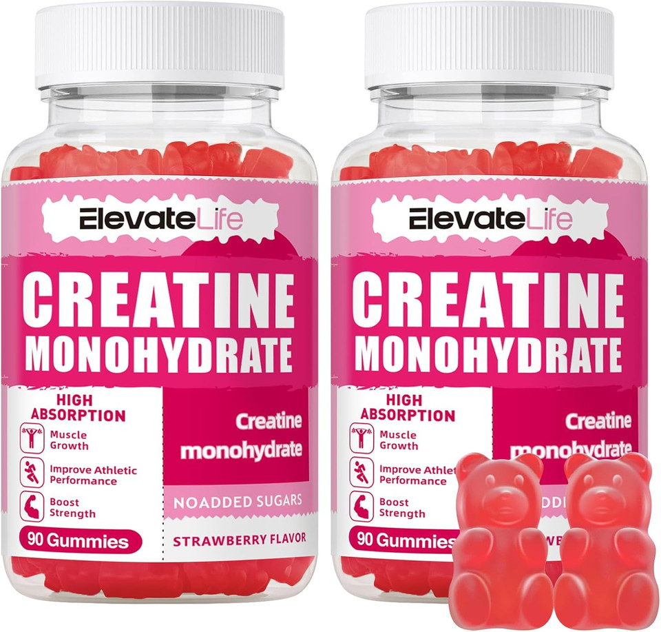 Creatine Monohydrate Gummies 5000Mg For Men & Women Strawberry 180 Creatine Monohydrate Gummies 5000Mg For Men & Women Strawberry 180