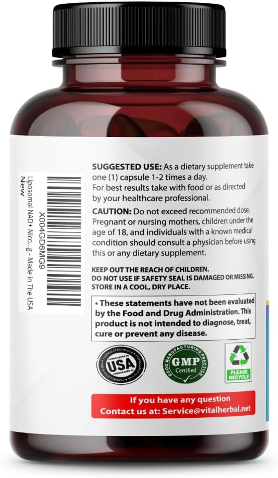 Liposomal Nicotinamide Riboside Complex  Nr With Resveratrol, Quercetin & More  150 Capsules  Made In Usa