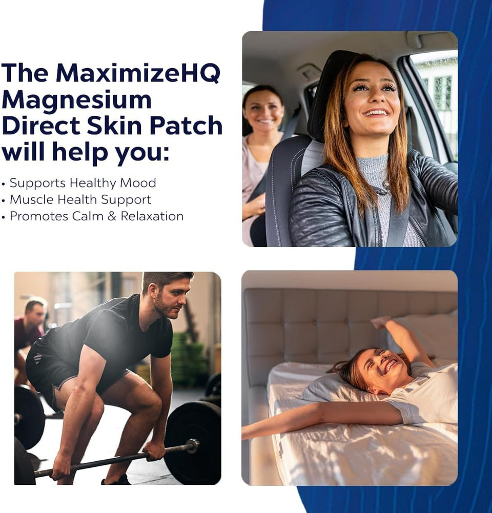 Maximize Hq Resveratrol Patches - 8 Hour Time-Release - Gluten Free - Vegan