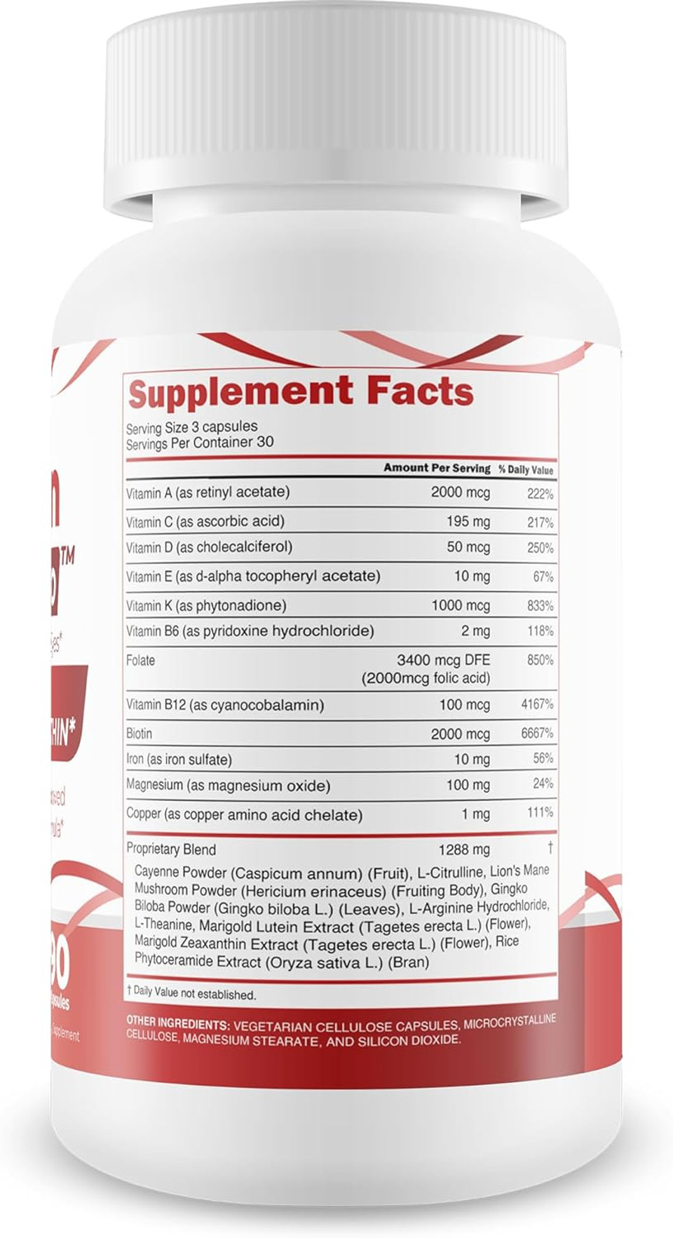 Rutein Vision Pro - Our Best Vision Pills For Eyes - Vitamin A Vision Capsules - Vision Improvement Pills - Rutein Supplement For Eyes - Rutein Eyebright Eye Red Root Hack For Retina Clear Ocular Clog
