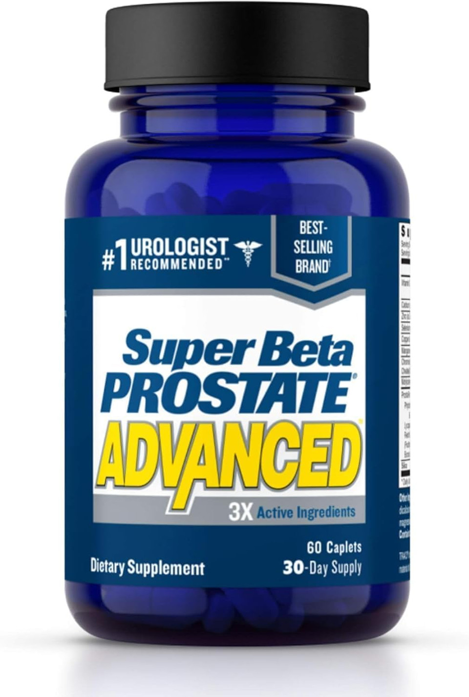Advanced Prostate Supplement For Men  Reduce Bathroom Trips, Promote Sleep, Support Urinary Health & Bladder Emptying. Beta Sitosterol Not Saw Palmetto. (60 Caplets, 1-Bottle) Advanced Prostate Supplement For Men  Reduce Bathroom Trips, Promote Sleep, Support Urinary Health & Bladder Emptying. Beta Sitosterol Not Saw Palmetto. (60 Caplets, 1-Bottle)