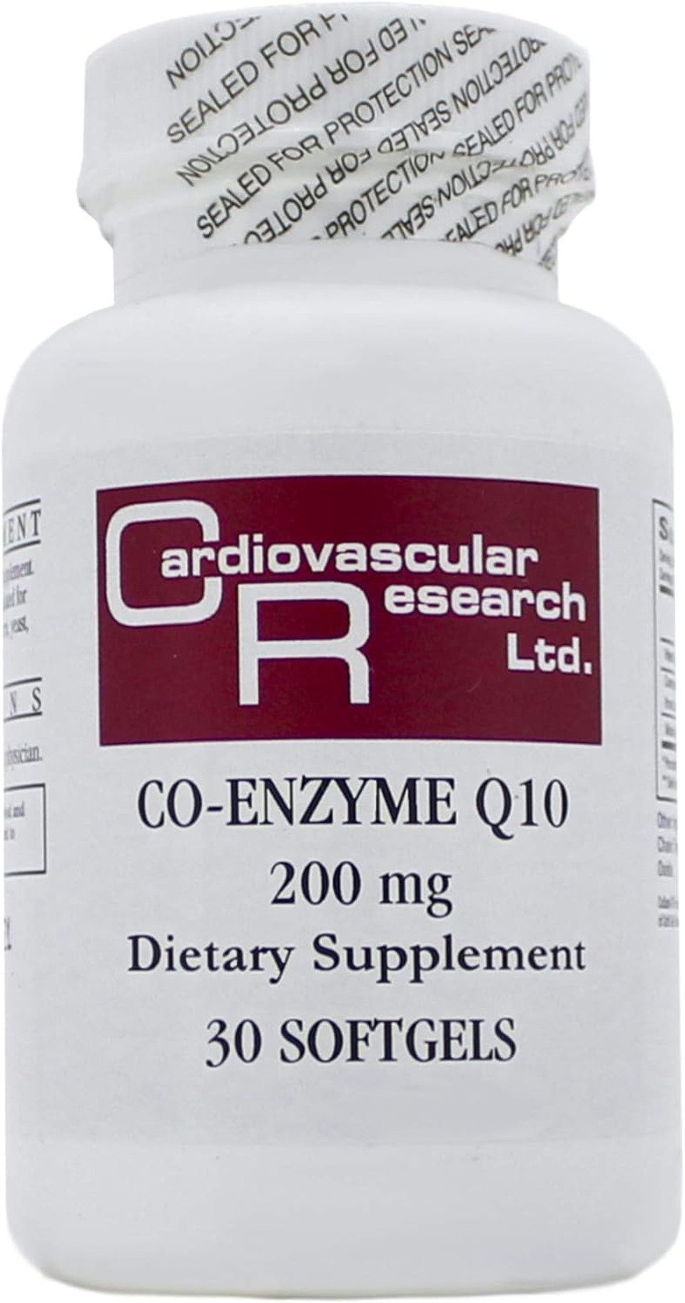 Cardiovascular Research Coenzyme Q10 200 Mg, White, 30 Count