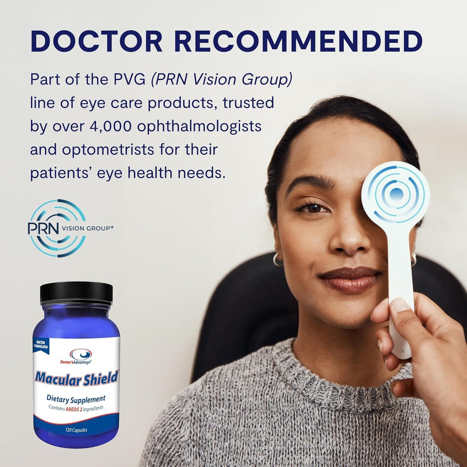 DoctorS Advantage Macular Shield Eye Vitamins 120 Capsules | Lutein And Zeaxanthin Supplements With Areds 2® Ingredients For Macular Degeneration Support?