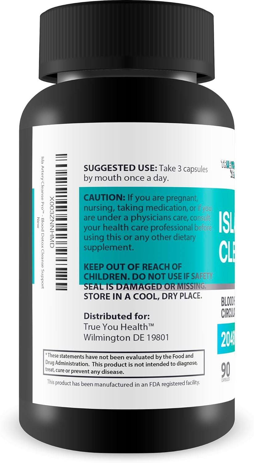 Isla Artery Cleanse Pro - Vein And Artery Cleanse Support - Our Best Blood Cleanse - Artery & Heart Healthy Support - Island Artery & Cleanse Support - Natural Island Cleanse Heart Healthy Solution