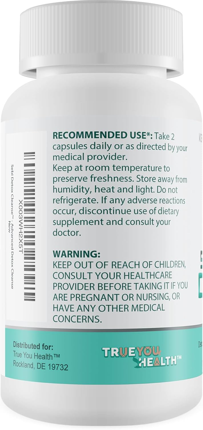 Sebi Detox Cleanse - Advanced Detoxification Support - Detox The Entire Body Starting With The Gut - Help Remove Toxins - Inspired By Dr Sebi Products - Natural Detox Cleanse - Keto Detox