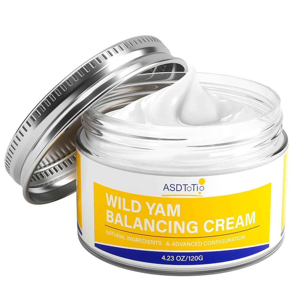 Wild Yam Balancing Cream- Organic Balancing Cream For Pms & Menopause, Natural Balancing Cream For Women,3.5 Fl Oz Wild Yam Balancing Cream- Organic Balancing Cream For Pms & Menopause, Natural Balancing Cream For Women,3.5 Fl Oz