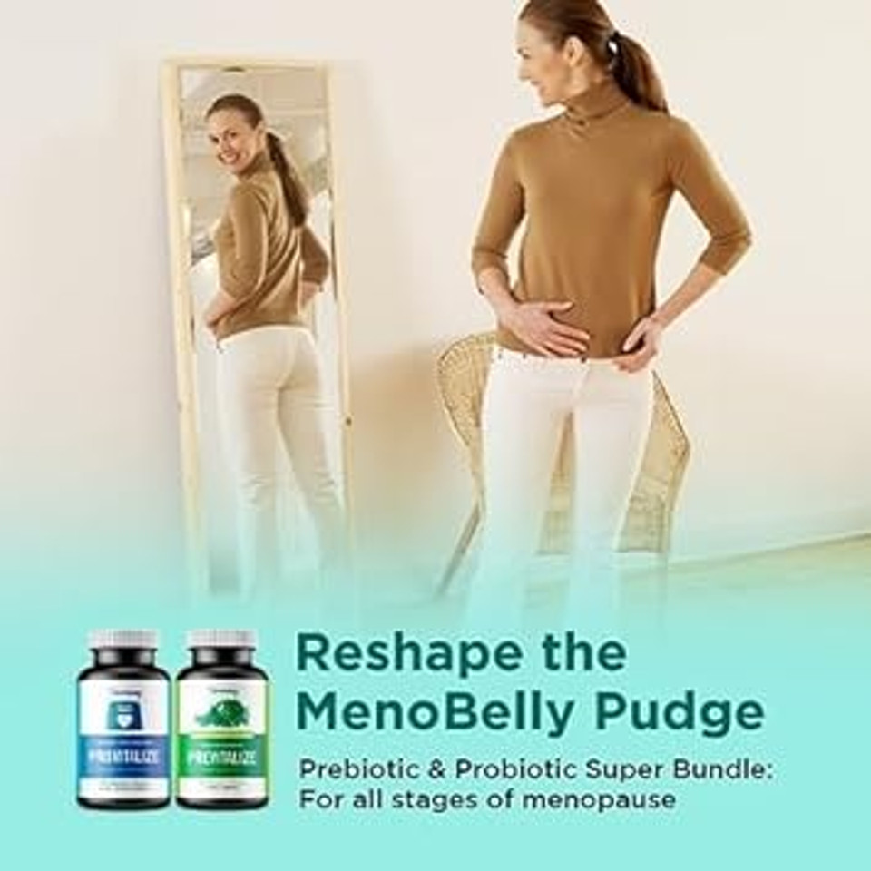 Bb Company Slim Gut Bundle | Menopause Prebiotics And Probiotics For Women | Gut Vitamins For Digestive Health | Supports Joint Health & Sexy Midsection | Provitalize & Previtalize | 30 Day Supply Bb Company Slim Gut Bundle | Menopause Prebiotics And Probiotics For Women | Gut Vitamins For Digestive Health | Supports Joint Health & Sexy Midsection | Provitalize & Previtalize | 30 Day Supply