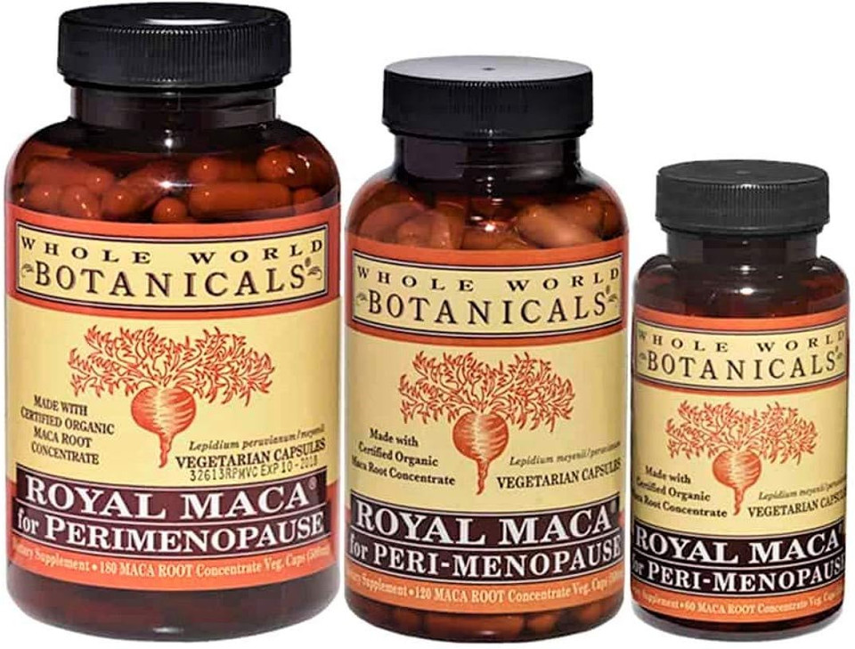 Whole World Botanicals Royal Maca For Peri-Menopause, 60 Ct