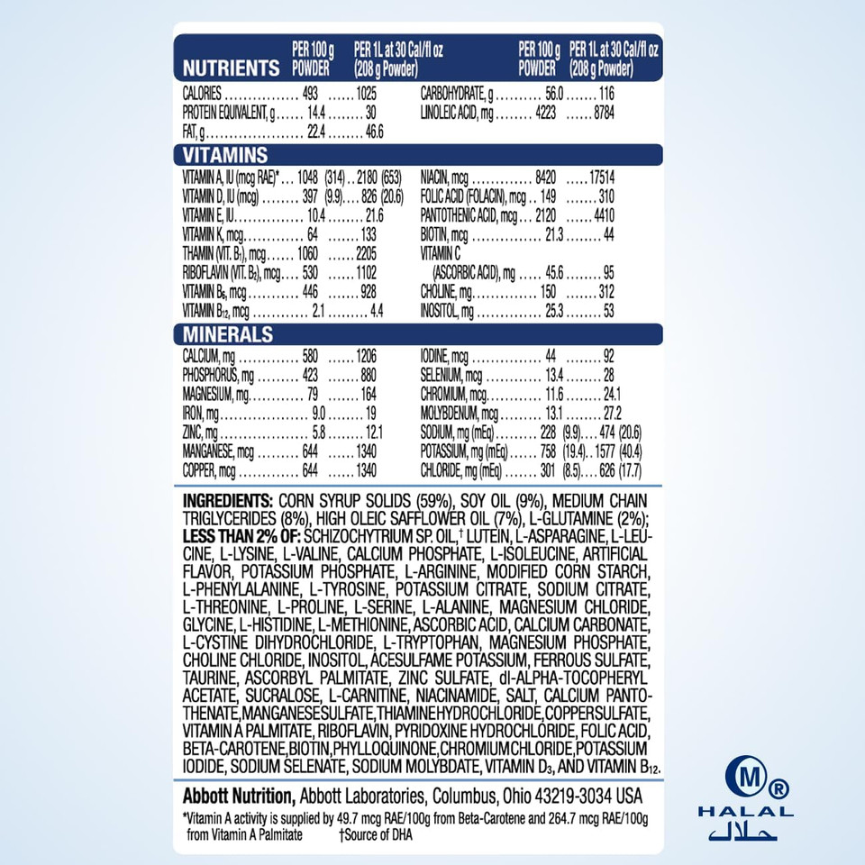 Elecare Jr Vanilla, Dha & Lutein Amino Acid-Based Nutrition Powder, Complete Nutrition For Ages 1 And Older, 14.1-Oz Can