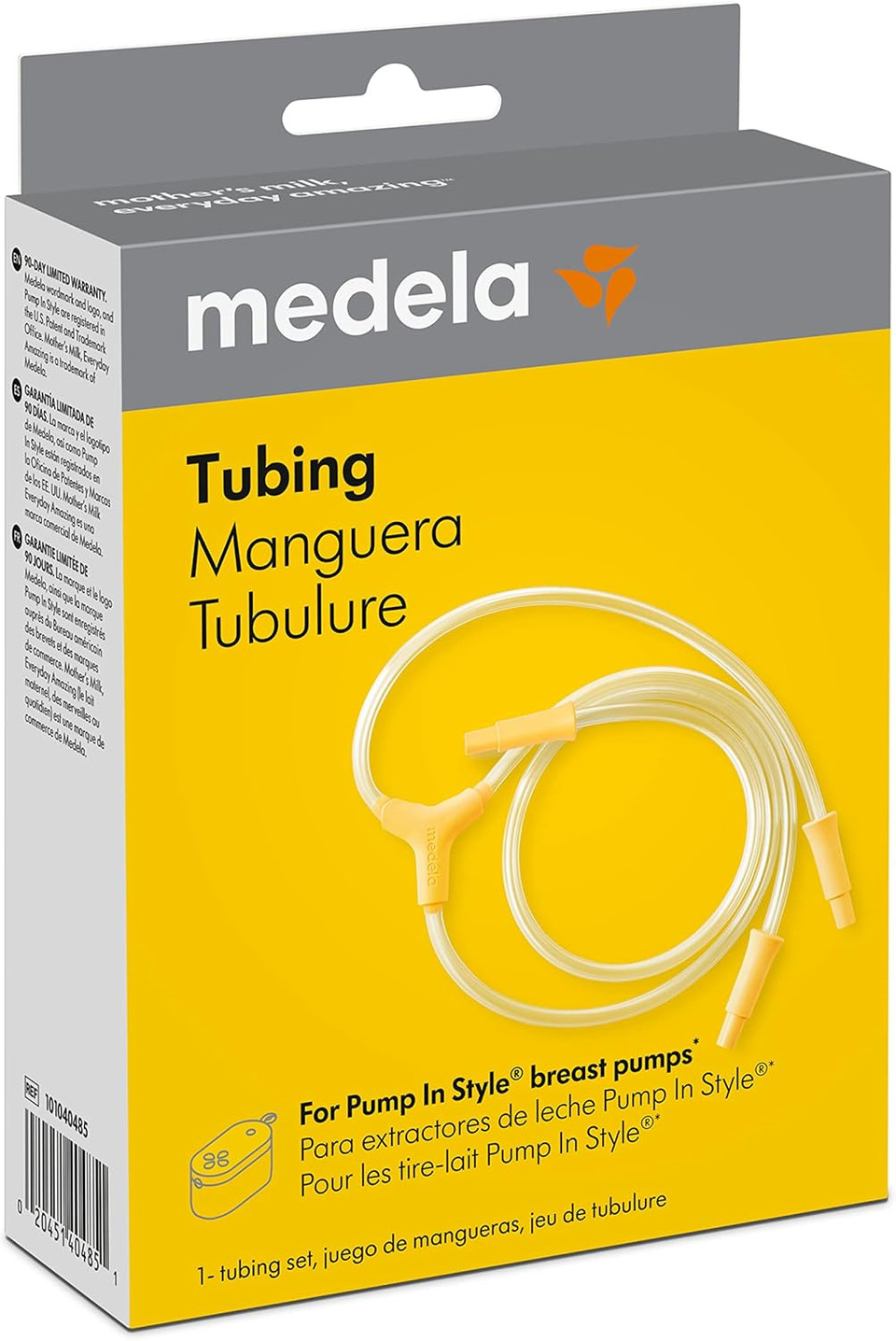 Medela Replacement Tubing, Compatible With New Pump In Style Maxflow Breast Pump, Authentic Spare Breastpump Parts Made Without Bpa