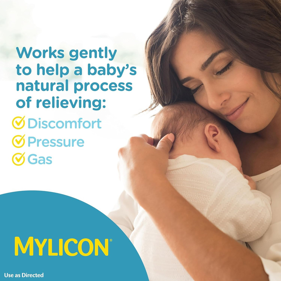 Mylicon Gas Relief Drops For Infants And Babies, Original Formula, 0.5 Fluid Ounce