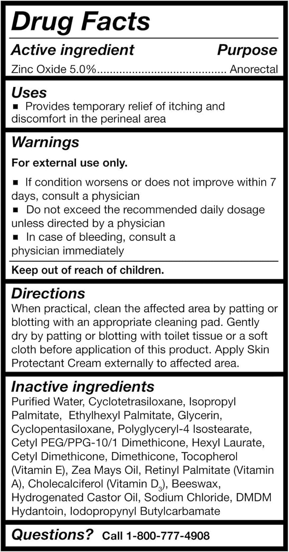 Mckesson Vitamin A & D Skin Protectant Cream With Zinc Oxide - Incontinence Barrier Cream, Diaper Rash, Healing Dry And Cracked Skin - 6 Oz, 1 Count
