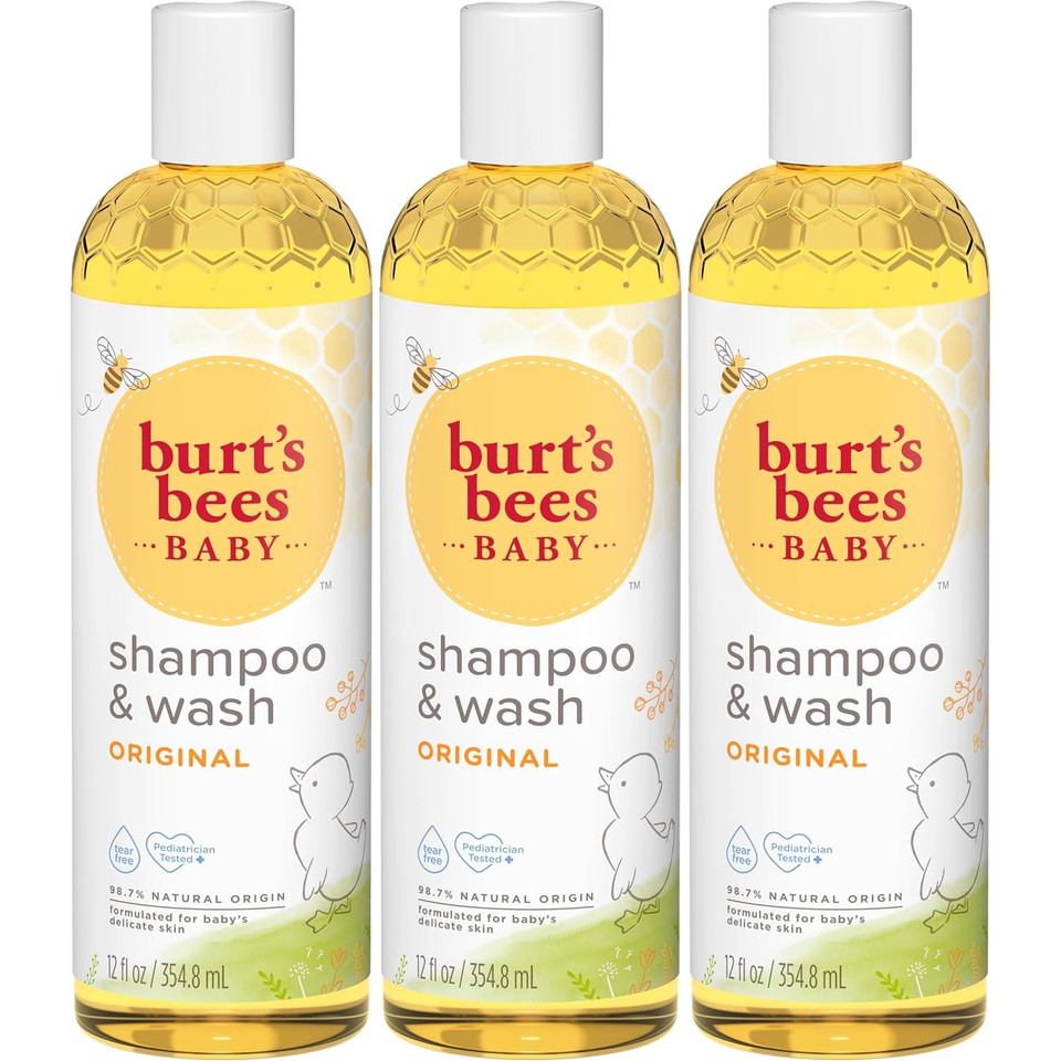 Burt'S Bees Baby Calming Shampoo And Wash With Lavender, Tear-Free, 12 Fluid Ounces