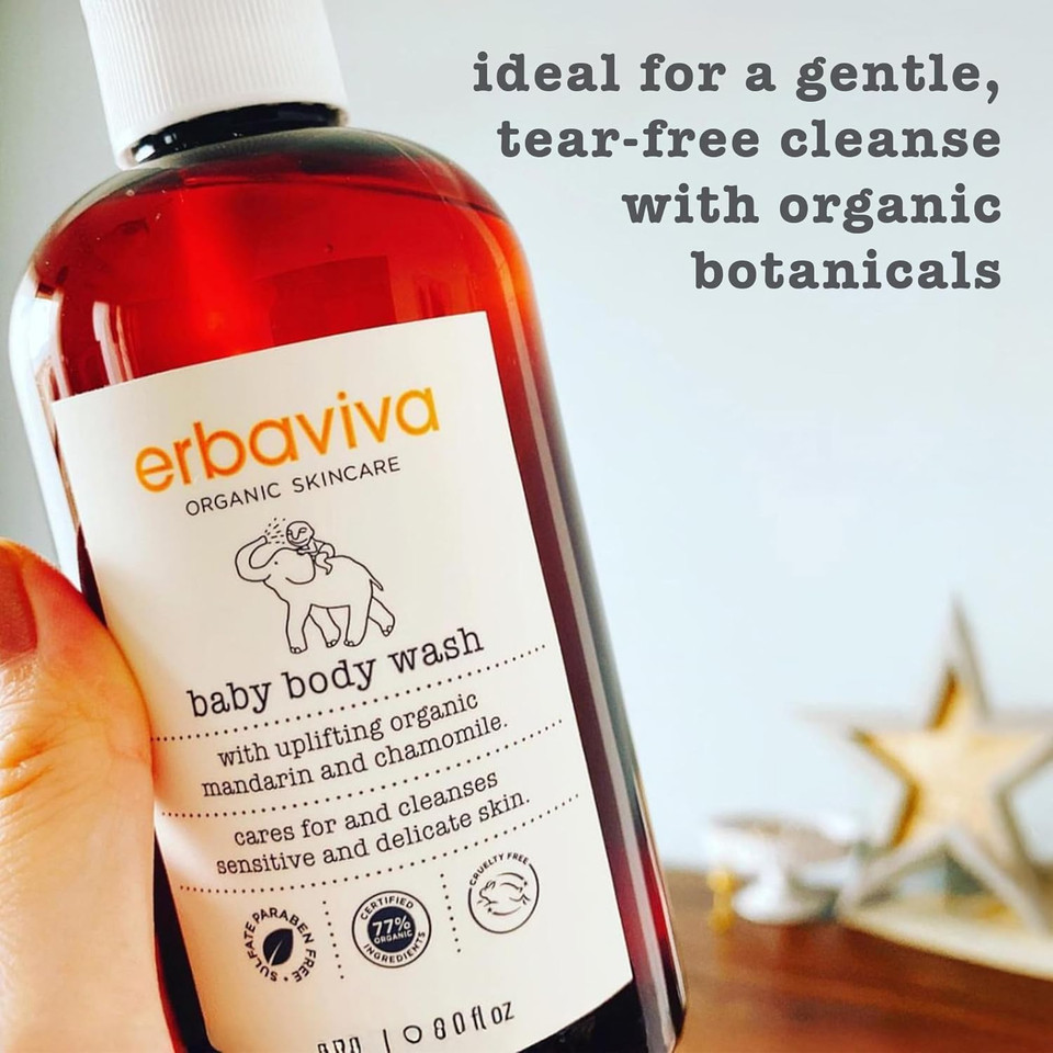 Erbaviva Baby Body Wash 16 Fl Oz