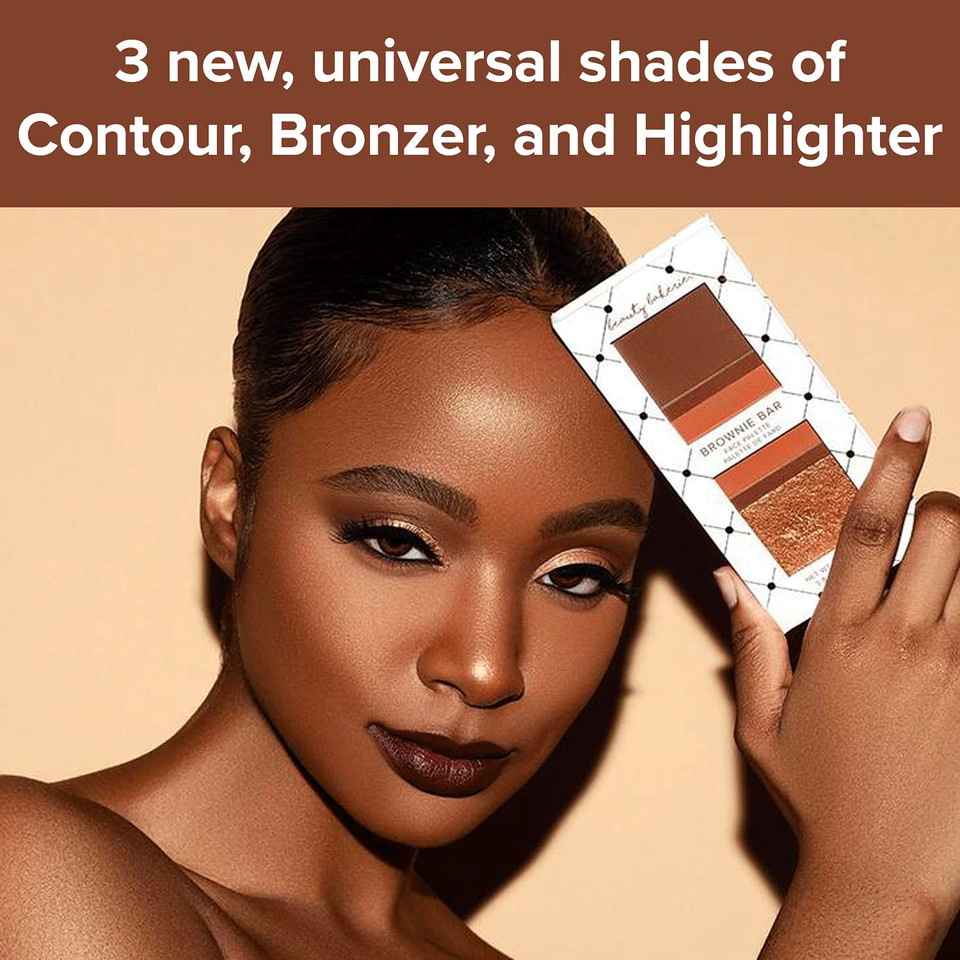 Beauty Bakerie Brownie Bar Mini Makeup Palatte, Contour, Bronzer, And Highlighter Makeup, Travel Sizebrownie Bar