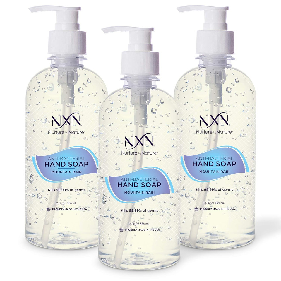 Nxn Hand Soap Anti Bacterial (12Oz, Mountain Rain)