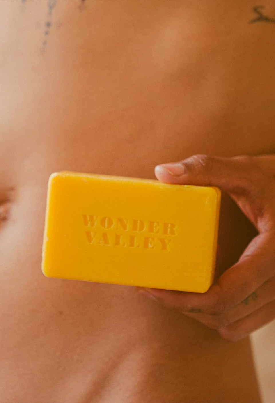 Wonder Valley - Two Deserts Soap Bar | Vegan, Cruelty-Free, Plastic-Free | Unisex For All Skin Types | Juniper, Sage, Beta-Carotene (5 Oz | 142 Grams) - 1 Bar