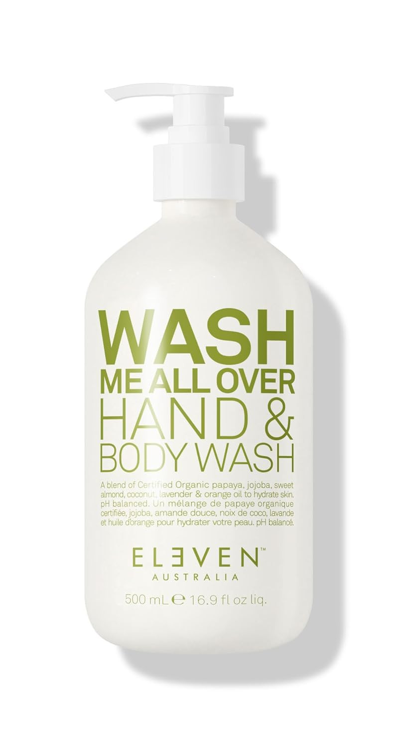 Eleven Australia Wash Me All Over Hand & Body Wash - Moisturizing Formula For Soft Skin, Gentle Cleansing, Suitable For All Skin Types, Refreshing Scent