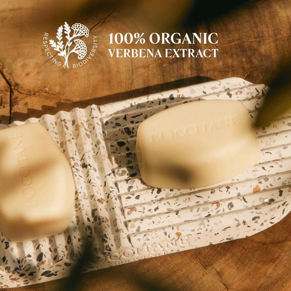 L'Occitane Shea Butter Extra-Gentle Hand & Body Soap Bar, Cleanses & Softens Skin, Moisturizing, Soothing Scents, Non-Drying, Vegan