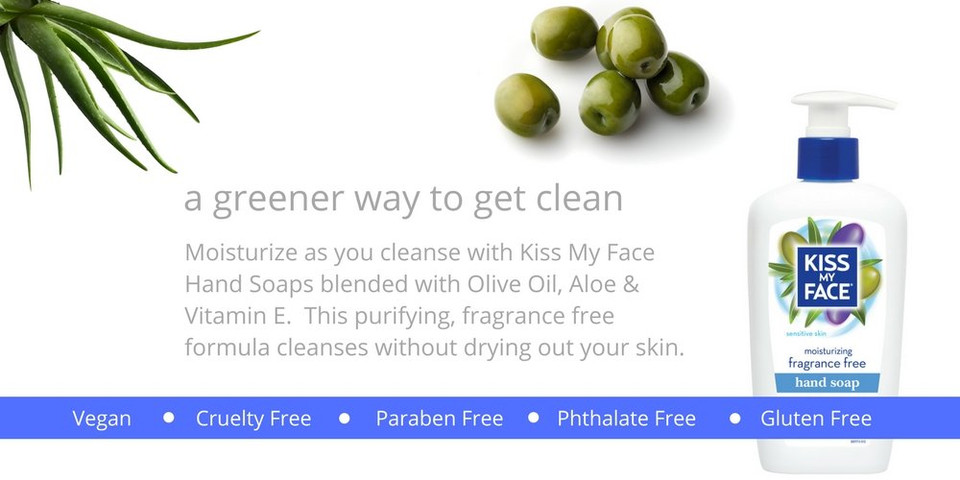 Kiss My Face Tea Tree Hand Soap - Purify Your Skin - With Added Antioxidant Support - Easy To Use Hand Soap Pump - Refreshing Tea Tree Scent - Cruelty Free Vegan Soap - 9 Fl Oz Bottle