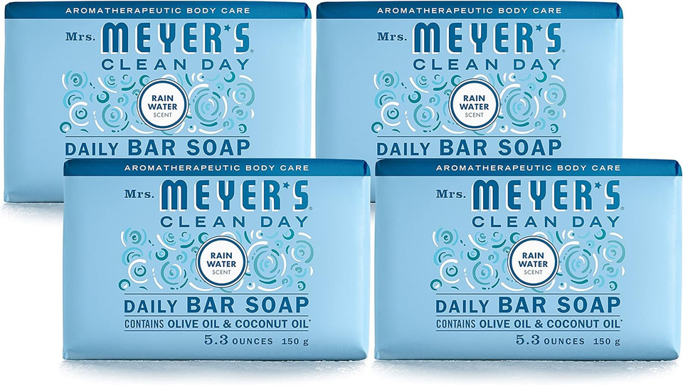 Mrs. Meyer'S Clean Day Bar Soap, Use As Body Wash Or Hand Soap, Made With Essential Oils, Lavender, 5.3 Oz, 1 Bar