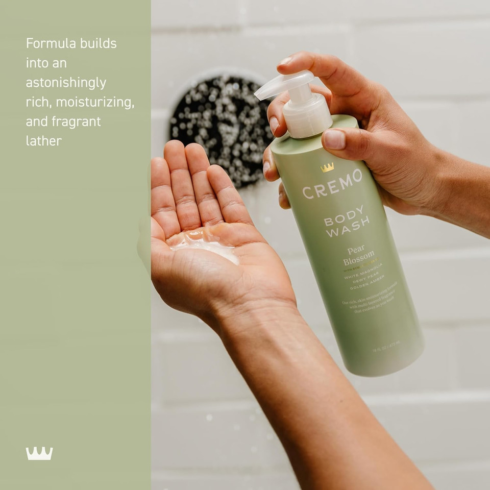 Cremo Wild Iris Musk Skin Moisturizing Body Wash For Women, Notes Of Citrus Sorbet, Wild Iris, And Fluffy Musk, 16 Fl Oz