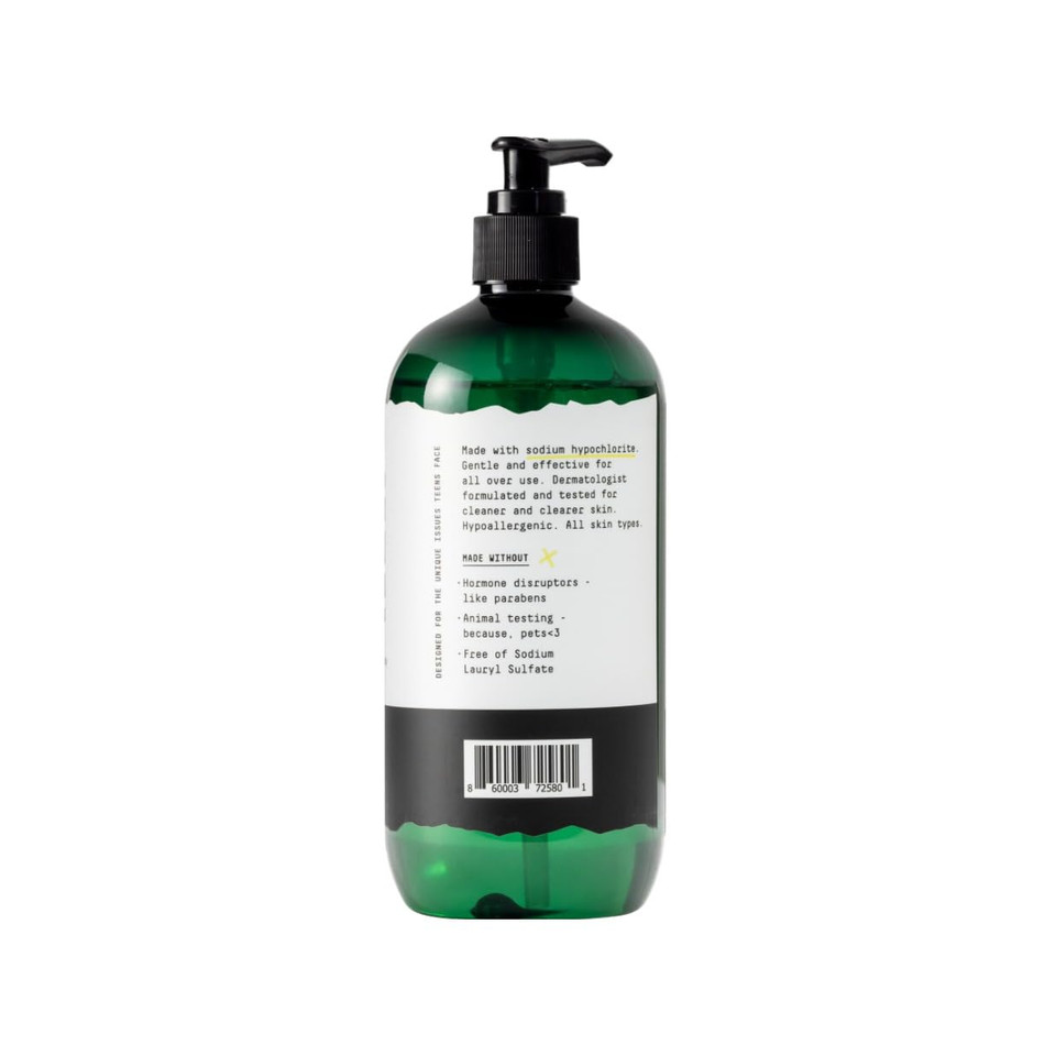 Everywhere Wash, Face And Body Acne Wash, For Teens, Treats And Prevents Breakouts, Bacne, Dermatologist Formulated, Paraben Free, 16 Fl Oz