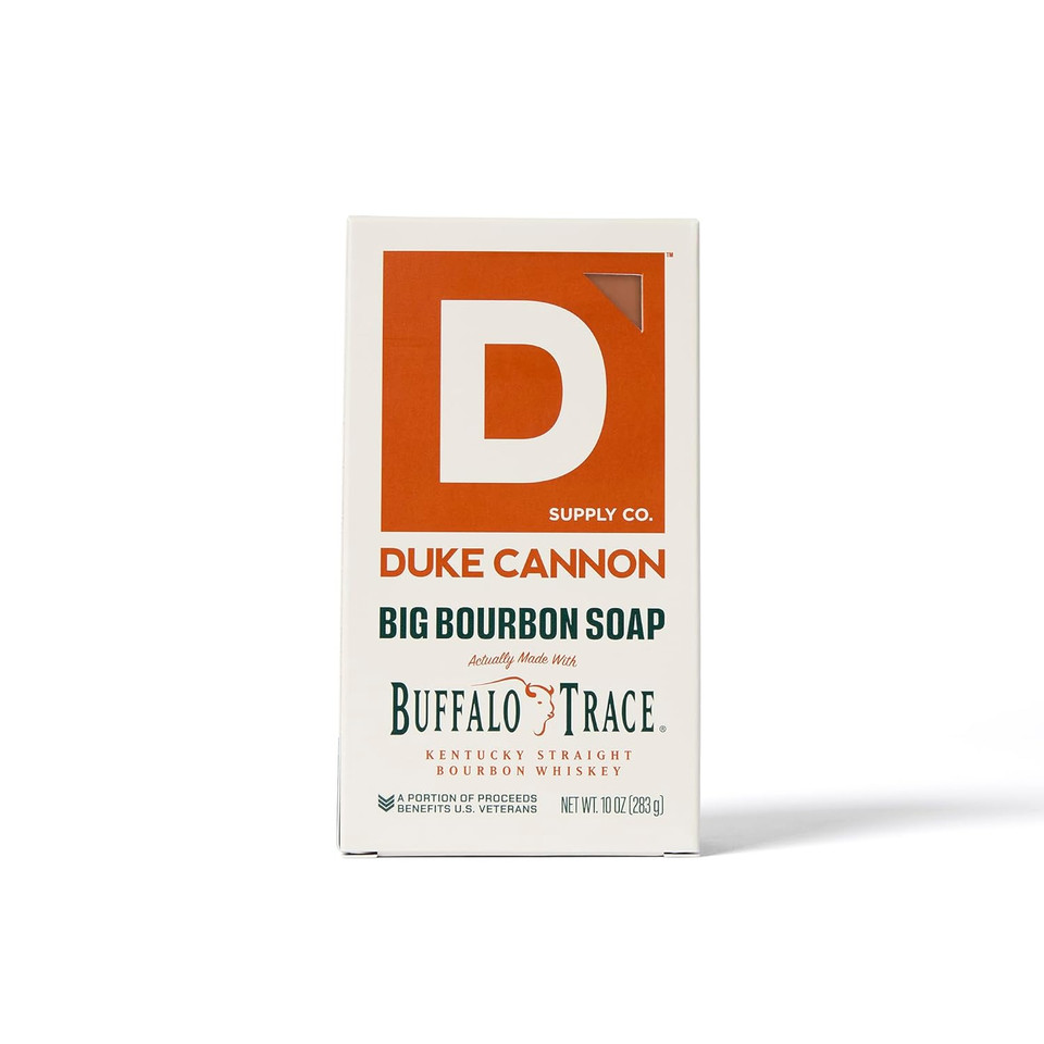 Duke Cannon Naval Diplomacy Big Brick Of Soap Ocean Air And Mandarin Scent 10 Oz Bar Soap For Men Long-Lasting Triple-Milled Moisturizing With Natural Oils Supports U.S. Veterans
