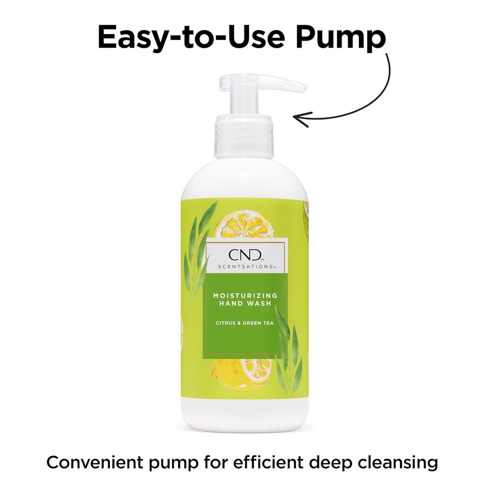Cnd Scentsations Liquid Hand Wash, Vegan Moisturizing Deep Cleanser, Formulated With Glycerin & Jojoba Oil, Ph Balanced Skin Protection, 13.2 Fl. Oz