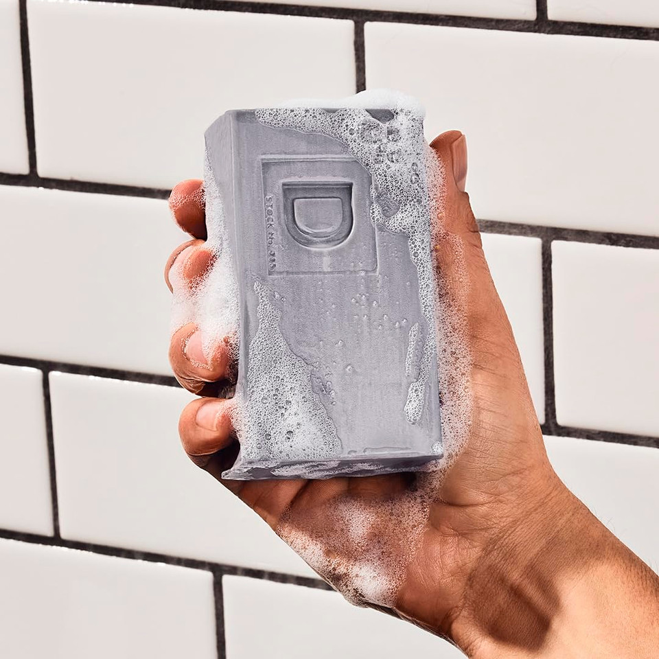 Duke Cannon Supply Co. Extra Large Bar Soap - Men'S Natural Bar Soap With A Masculine Scent - Usa-Made Soap For Men - All Skin Types - Big Brick Of Soap - Gun Smoke (10 Oz)