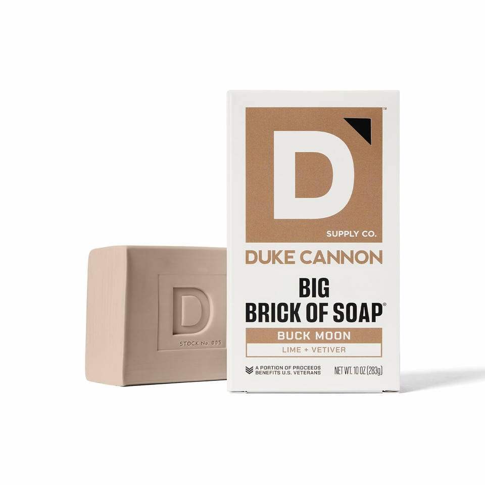 Duke Cannon Supply Co. Extra Large Bar Soap Bundle - Men'S Natural Bar Soap With Masculine Scents - American-Made Soap - All Skin Types -Big Brick Of Soap - Wayfinder,10 Oz